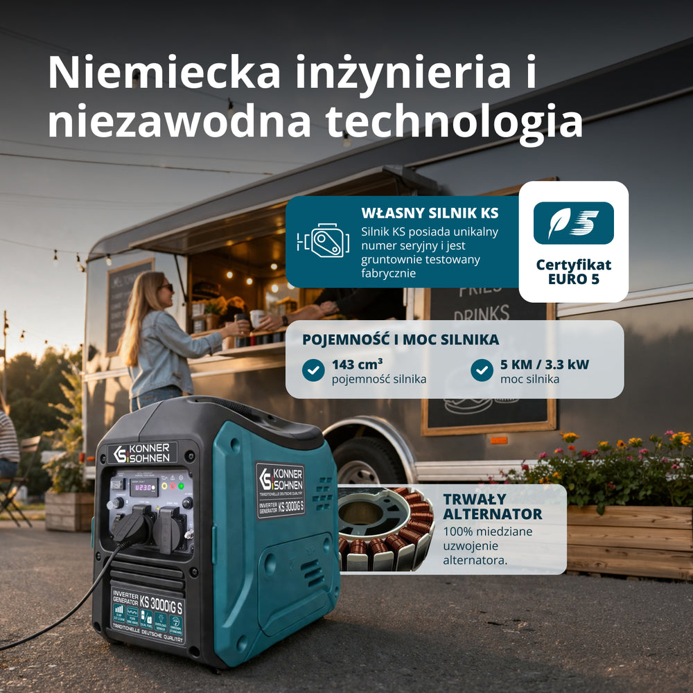Inwertorowy generator KS 3000iG S