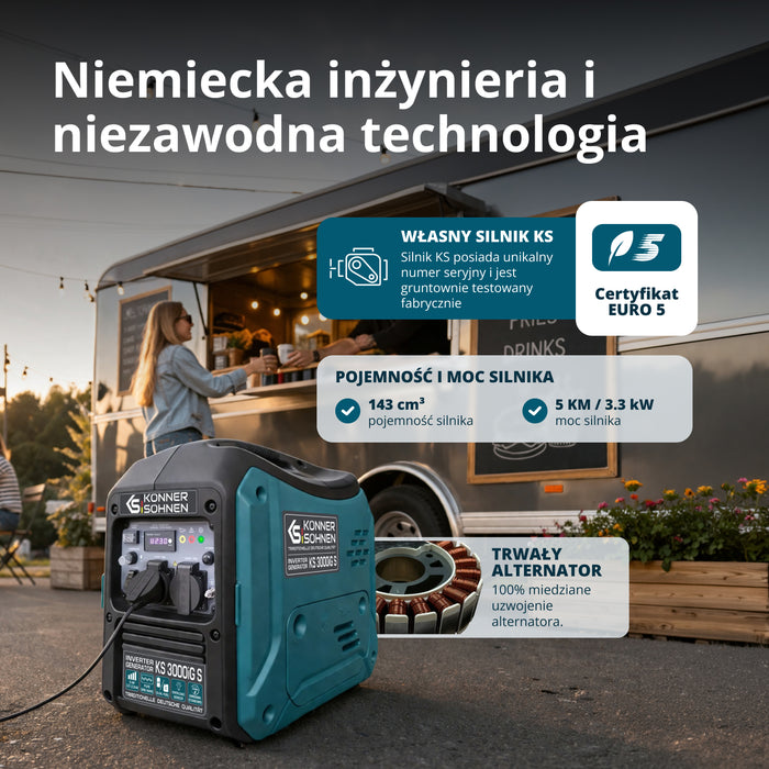 Inwertorowy generator KS 3000iG S
