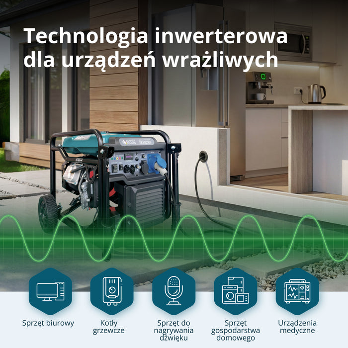 Kettős Üzemanyagú Inverteres Generátor KS 6500iEG