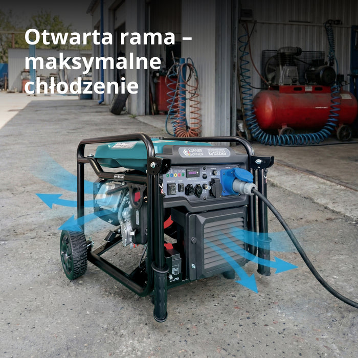 Kettős Üzemanyagú Inverteres Generátor KS 6500iEG