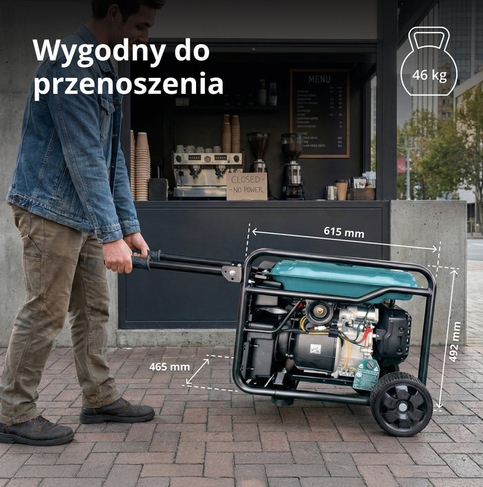 Kettős Üzemanyagú Inverteres Generátor KS 6500iEG