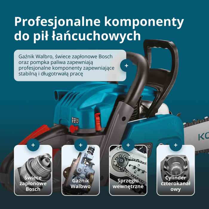 Benzines láncfűrész KS CS40G-20