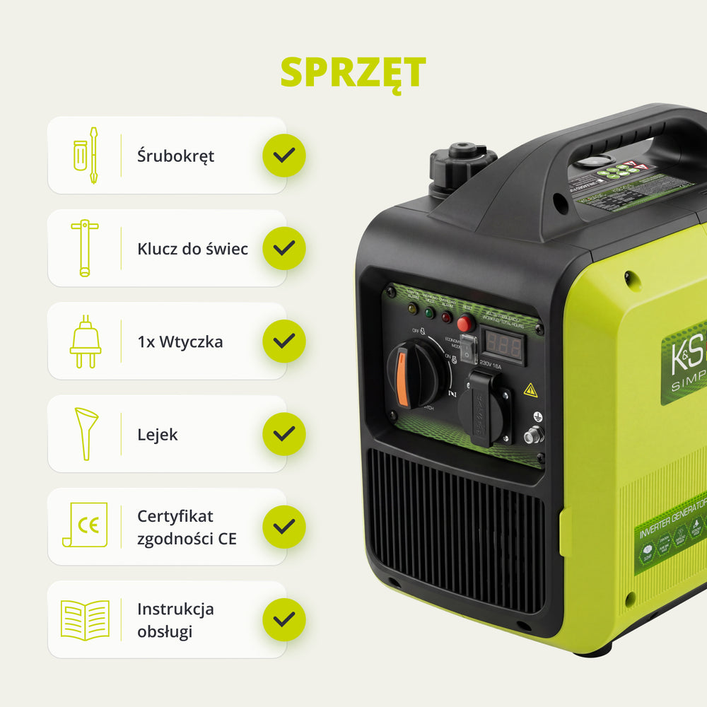 Inwertorowy generator KSB 20i S