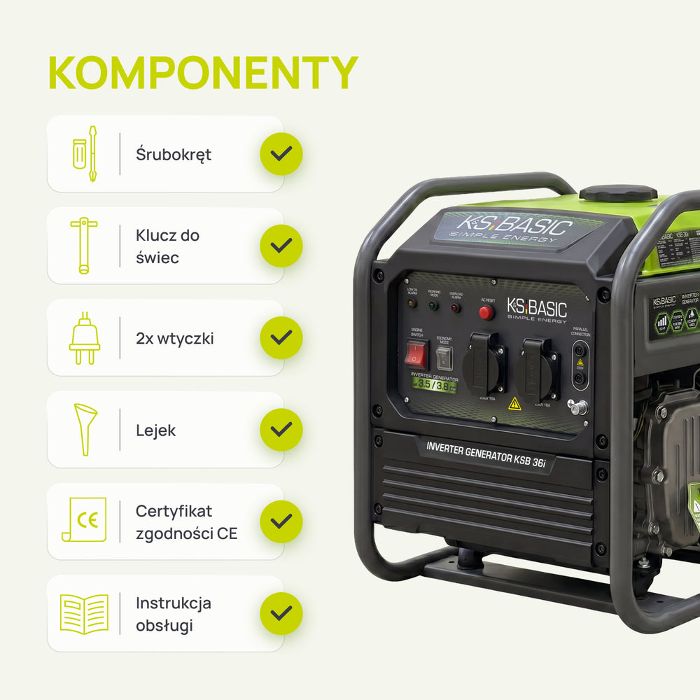 Generator inwertorowy KSB 36i 