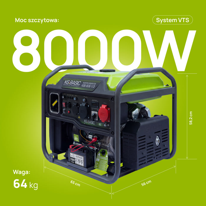 Inwerterowy Generator KSB 80iE-1/3
